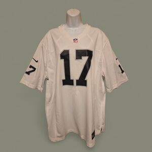 NFL White Jersey with Bold Black Numbers